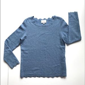 BELLE FRANCE Cashmere Sweater.